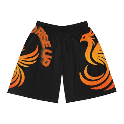 Time To Rise Up Basketball Shorts (AOP) #TTRU7