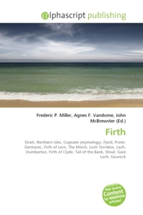 Frederic P. Miller (u. A.) | Firth | Taschenbuch | Englisch | Ean