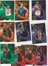 1994-95 HOOPS MAGIC'S ALL-ROOKIE TEAM COMPLETE INSERT SET 1-10 KIDD HILL RC