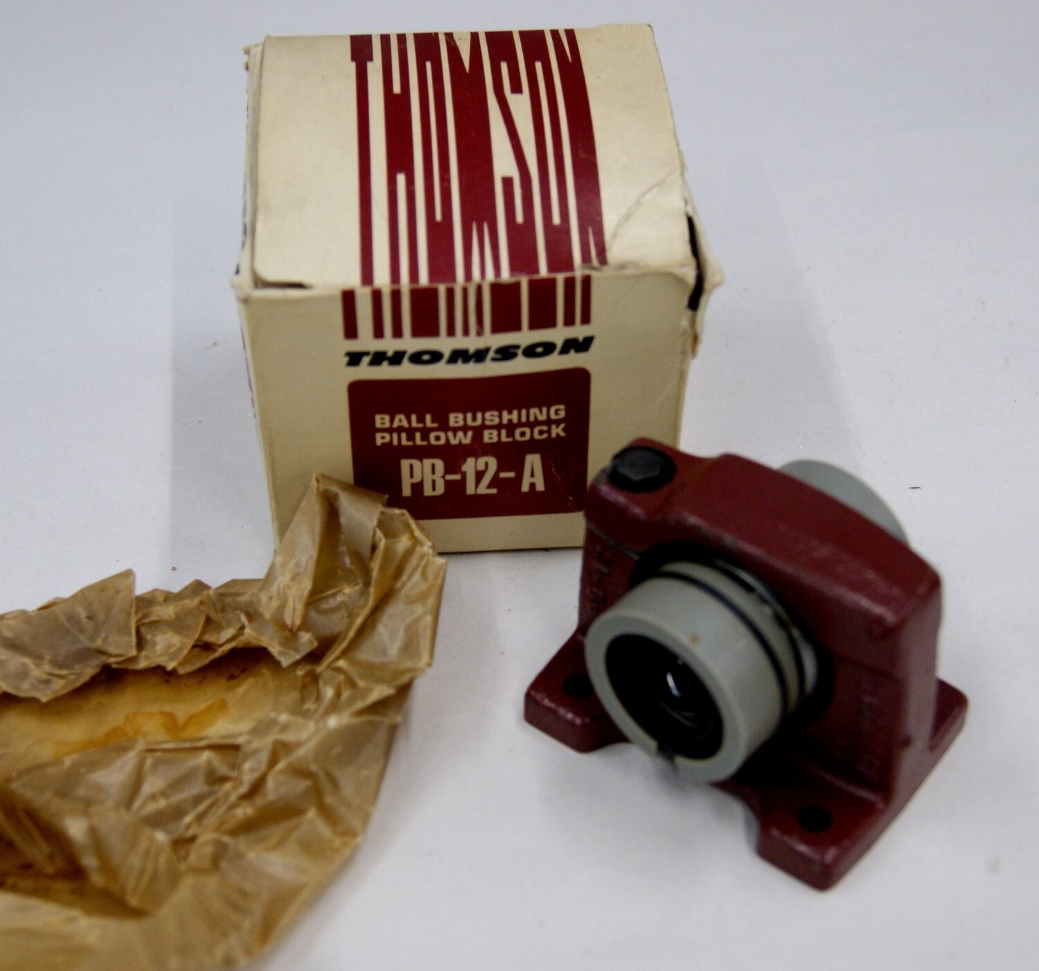 PB12A, PB-12-A, THOMSON 19.05x0x0mm LINEAR BALL UNIT NEW, NIB, SH6260