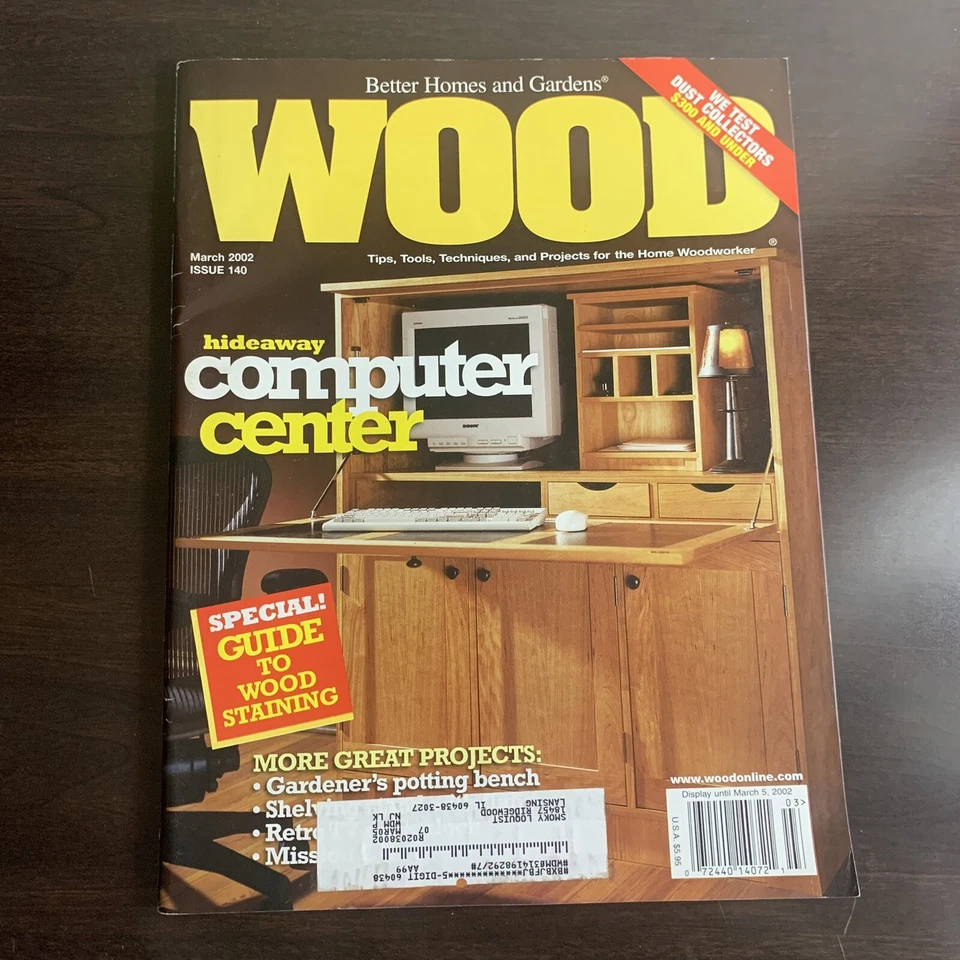 Wood Magazine March 2002 Hideaway Computer Desk Build - Image 3 of 4