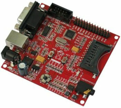 AT90USB162 AVR USB Board, RS232, SD Card, Audio out, ISP