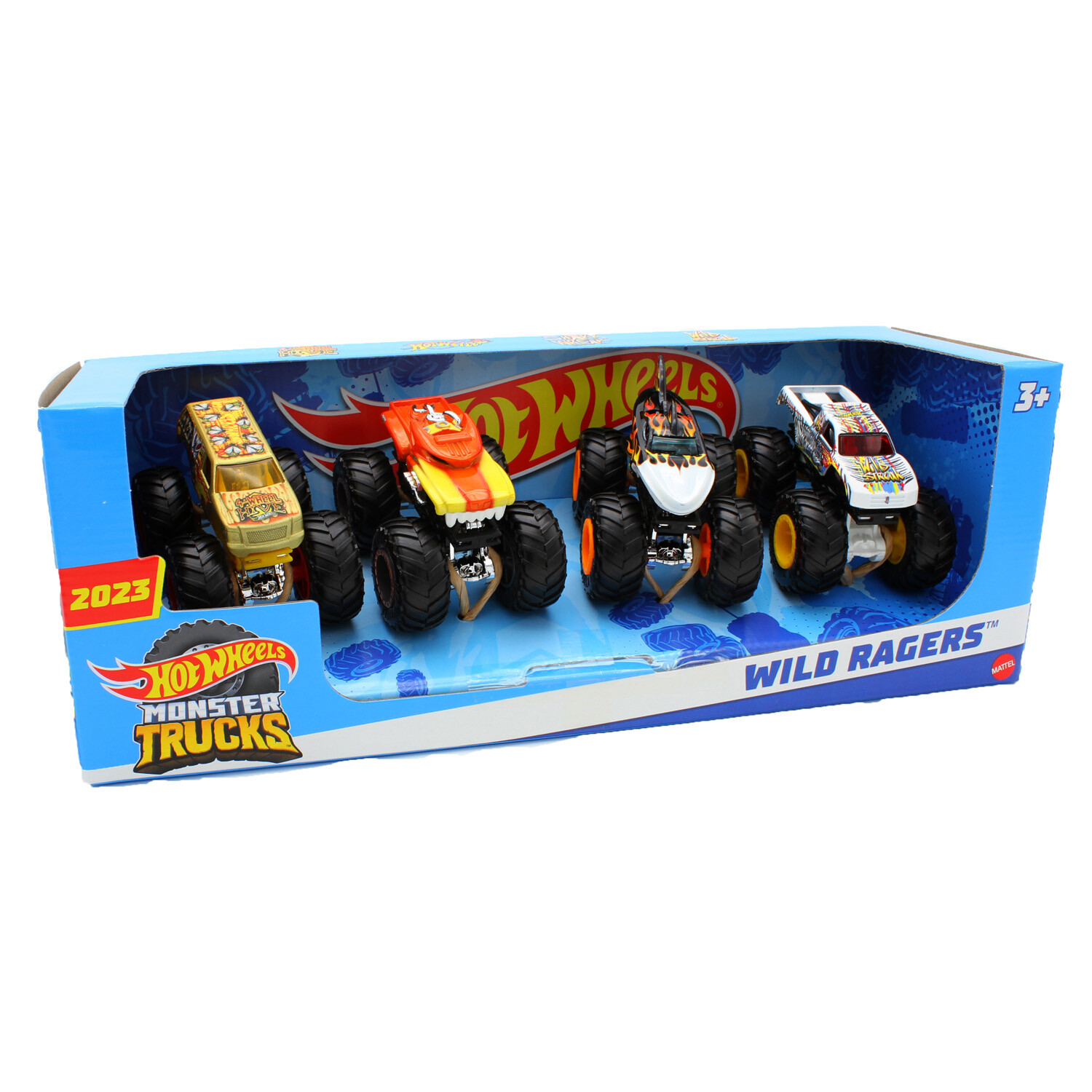 Hot Wheels Monster Trucks Set of 12 1:64 Scale Die-Cast Toy Trucks,  Collectible Vehicles (Styles May Vary) ( Exclusive)