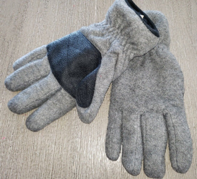 THE GLOVE womens solid THICK GRAY GLOVES one size WATERPROOF nice!