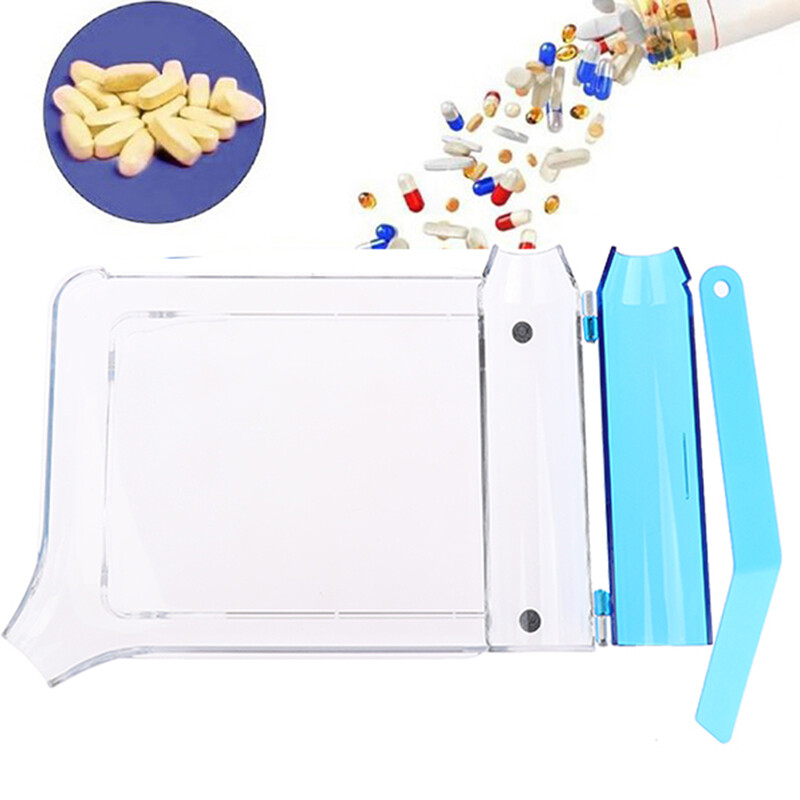 Plastic Pills Splitters Counting Tray Pills Counter Dispenser Pharmacy