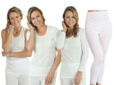 Womens 2 Pack Thermal Underwear Long, Short, Sleeveless Top and Long Johns
