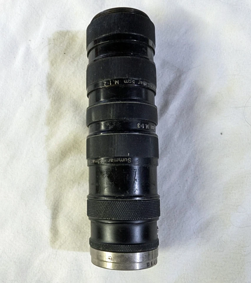 Lente de ampliación ajustable vintage LEITZ Wetzlar Varob f-5 cm 1:3,5 Foto 4 de 4