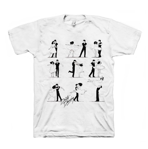 Dirty Dancing Inspired Dance Poses Movie Romance Retro Gift Unisex T-Shirt - Picture 6 of 12