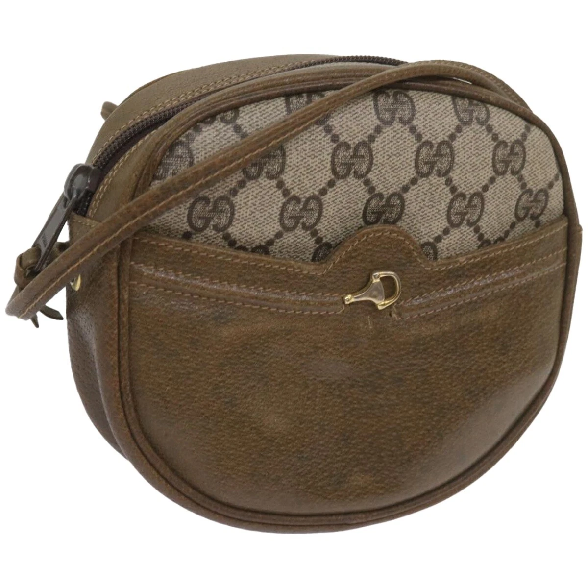 Sac à bandoulière GUCCI GG Supreme PVC beige authentique ep3307