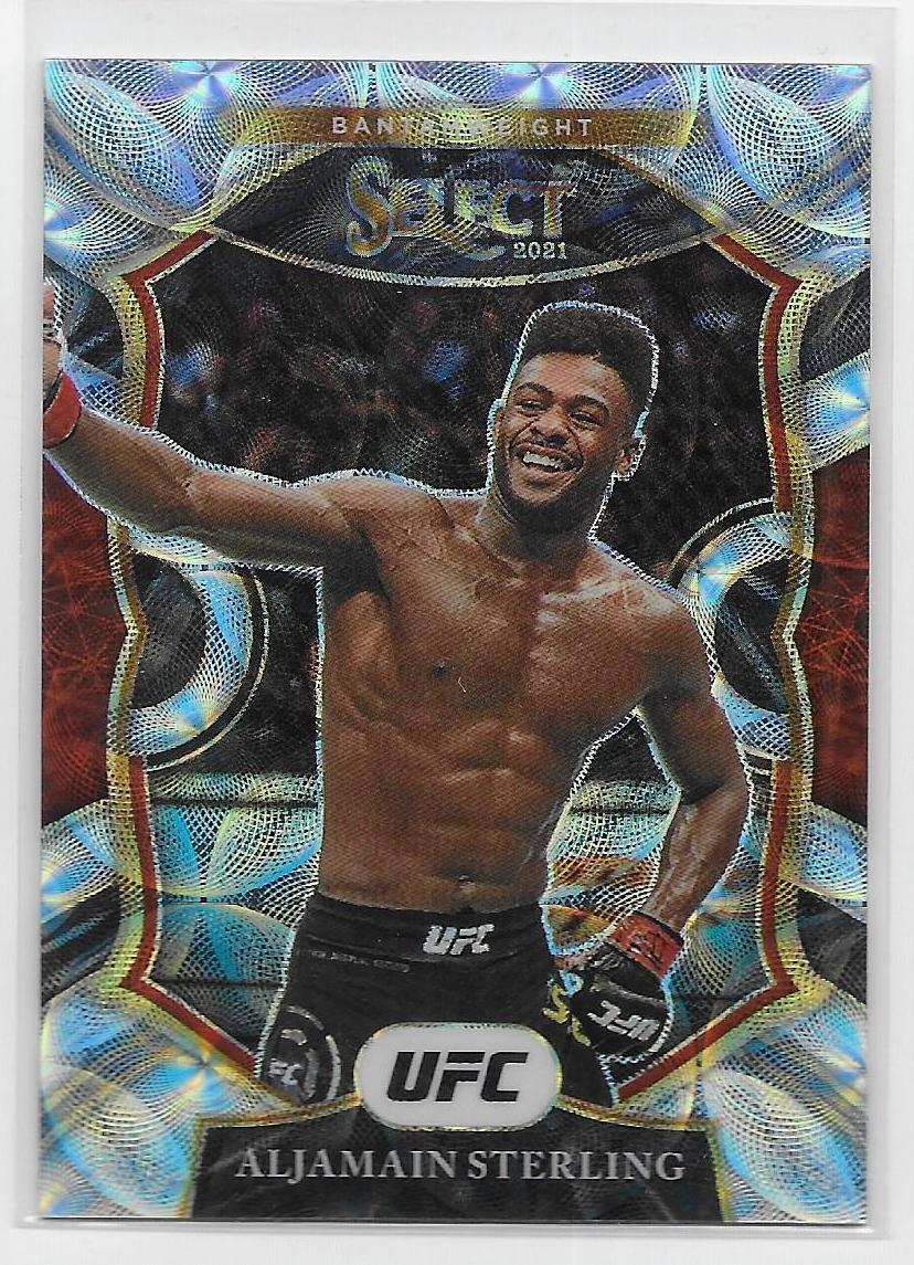 2021 PANINI SELECT UFC PRIZM SCOPE PARALLEL Aljamain Sterling #46