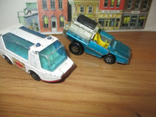 (2) Vintage Matchbox Superfast Lesney #46 Stretcha Fetcha Ambulance & #42 TYRE - Picture 2 of 3