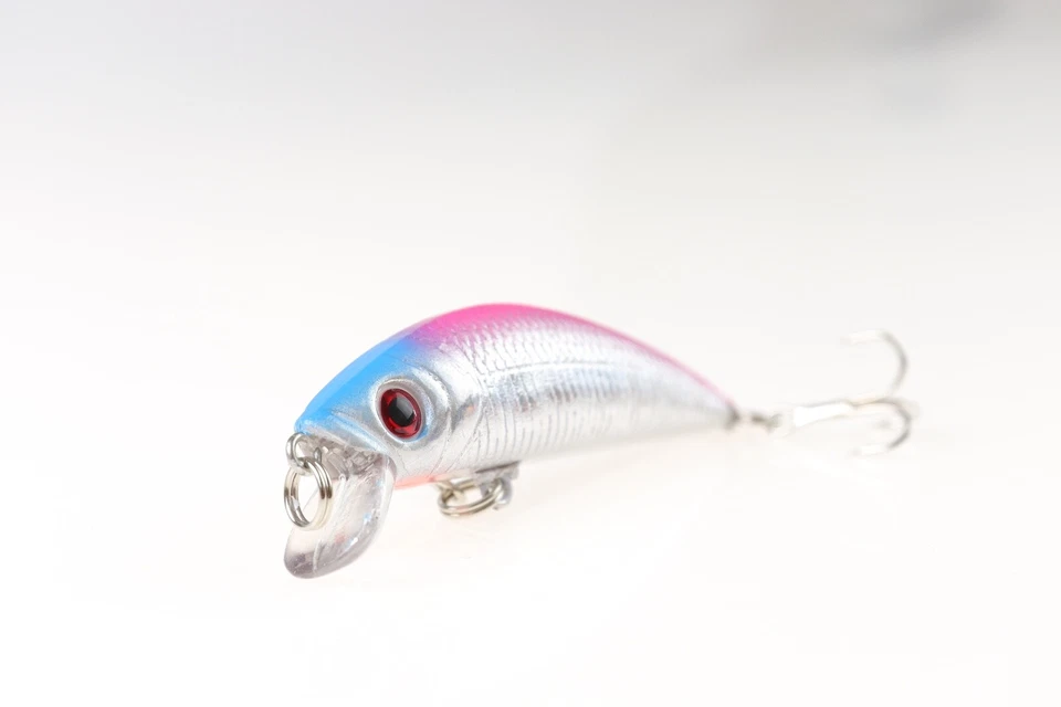 Minnow VIPER - 70 mm - 8 gr - Sinking - Argento/Rosa - FR668 - Immagine 3 di 4