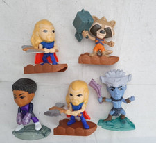 Lot of 5 Marvel Mcdonalds Happy Meal Toys Thor Racoon etc