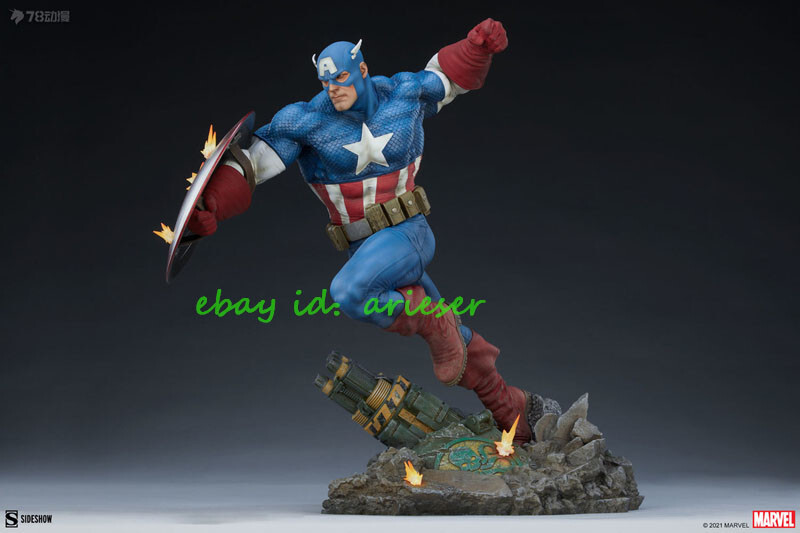 Capitan America Estatua Premium Format Por Sideshow | Meses sin interés