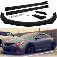 Front Bumper Lip Splitter Side+Skirts Rear Canard Diffuser  For Nissan Maxima