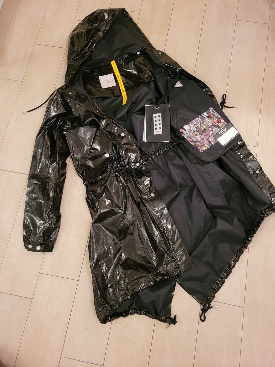 Moncler Genius per Palm Angels impermeabile cerato Pezzo Moncler Genius per Palm Angels impermeabile cerato Pezzo