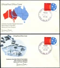 1971 Australian Natives Association Centenary Set Of 2 Stamps On 2 FDCs, VGC