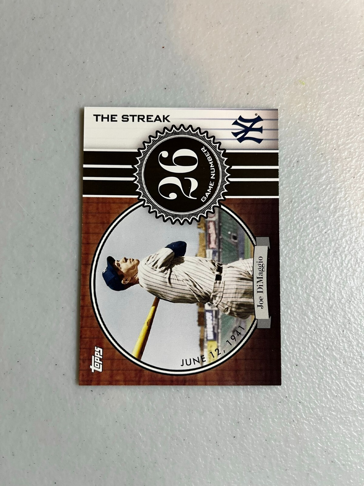 2007 Topps Joe Dimaggio The Streak #JD26