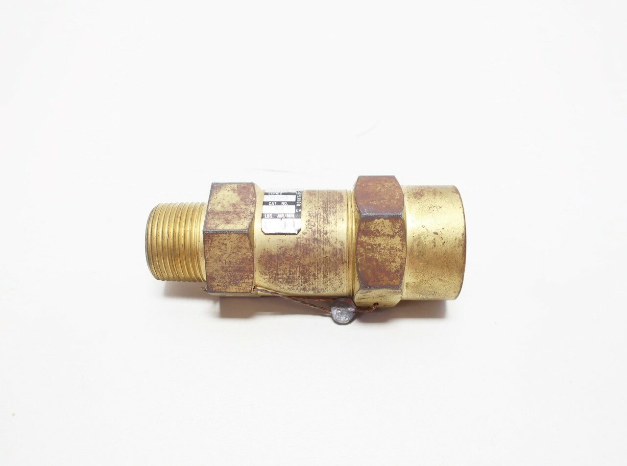 SUPERIOR 3060 68.5LB/MIN AIR Brass 180PSI 1IN NPT Relief Valve SUPERIOR 3060 68.5LB/MIN AIR Brass 180PSI 1IN NPT Relief Valve