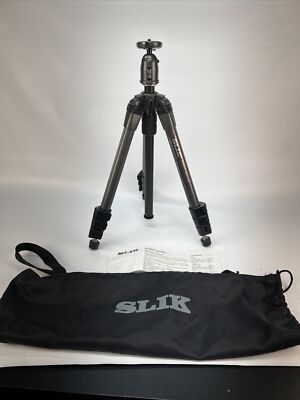 Slik Sprint SBH-100 Mini GM Metal Folding Camera Tripod Pan Tilt Head