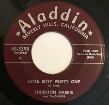 Thurston Harris 45 Little Bitty Pretty One / I Hope You Won't Hold It Against Me