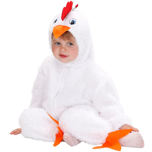 COSTUME VESTITO ABITO TRAVESTIMENTO CARNEVALE BAMBINO PULCINO FUZZY BIANCO  | eBay