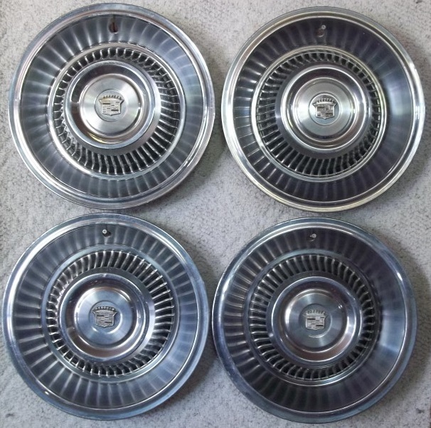 6364 Cadillac Fleetwood Deville Eldorado 15 Inch Wheel Covers Hubcaps Lot Of 4 eBay