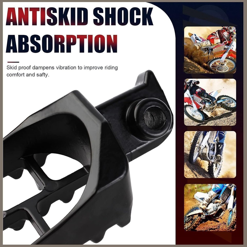 Wide Footrests Foot Pegs Pedal For Yamaha YZ65 85 125 250 125X - Foto 6