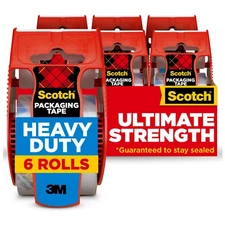 3M Scotch Heavy Duty Shipping Packaging Tape & Dispenser