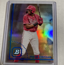 2022 Bowman Heritage Chrome #BHPC-47- YERLIN CONFIDAN Refractor RC #'d/199