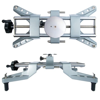 3D DSP Wheel Alignment Rack Tool - Wheel Clamp with Adapter for Magnetic Gauges