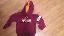 NWT Washington Redskins Hoodie Girls/Boys NFL Athletic Apparel Sz. S hearts logo
