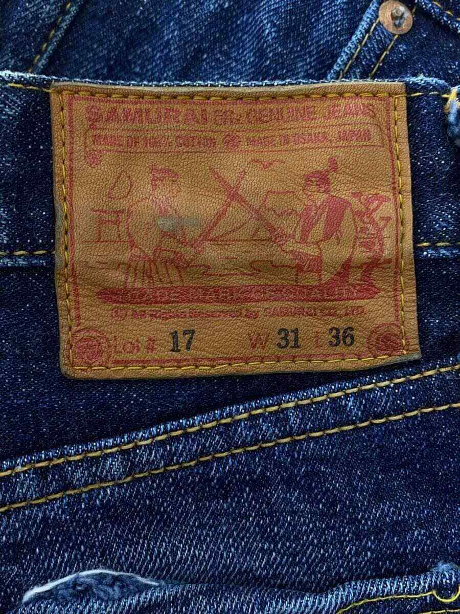 SAMURAI JEANS Straight Pants Size 31 Denim Indigo S710XX
