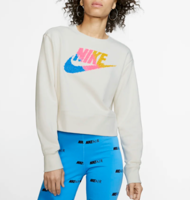 women's nike sportswear cropped crew sweatshirt
