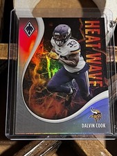 2021 Panini Phoenix Football DALVIN COOK Heat Wave Insert SILVER HOLO Vikings
