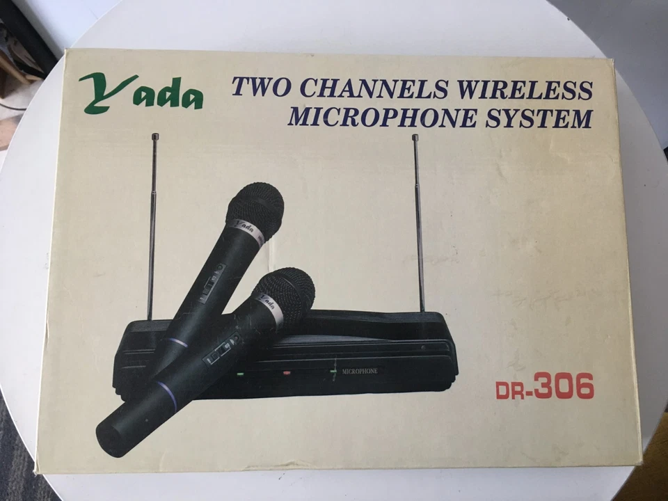 Yada DR-306 2-Kanal-Funkmikrofonsystem nicht benutzt in OVP