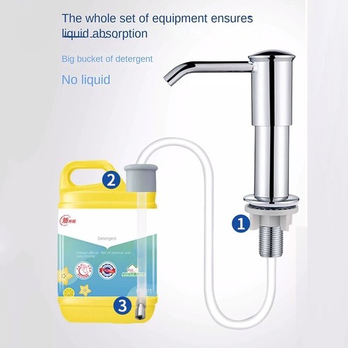 360° Rotation In Sink Soap Dispenser Anti-rust Kitchen Soap Dispenser Bathroom - Picture 12 of 14