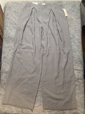 A New Day Flawed Women's Size 8 High Rise Relaxed Trouser Pants Gray NWT 0591