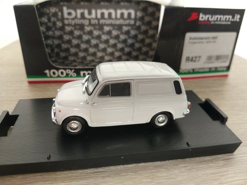 Autobianchi 500 Furgoncino Fiat 500 Giardiniera Brumm 1/43 - Imagen 2 de 4