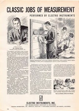 Electro Instruments Inc San Diego Measurement Device Manufacturing Vtg Print Ad