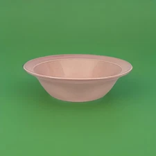 Vtg Taylor Smith & Taylor Luray Lu-Ray PINK PASTEL Fruit Dessert Bowl 9”