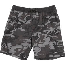 Fasthouse Jack Camo Hybrid Shorts, Black/Grey
