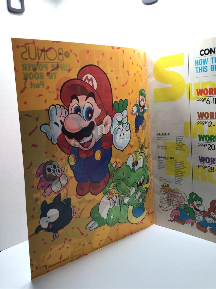 Nintendo Power Super Mario Bros. 2 Inside Out Tip Book Part 1  VGC 1989 - Image 4 of 4