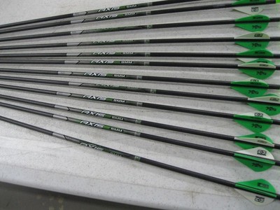 5 MM AXIS ARROWS BLAZER 2'' VANES,  SIZE 400     31 1/2 ''' shaft  no inserts