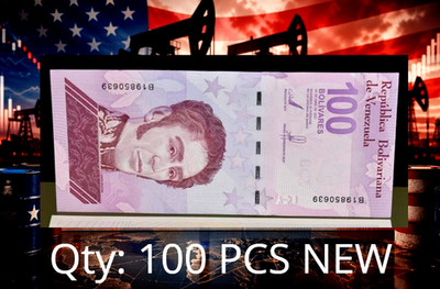 Venezuela 100 Digitales 2021 Qty 100 New 100 million bolivars Full Bundle COA  