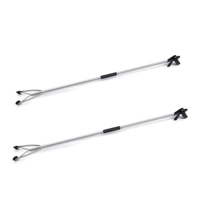 (2 Pack) 60'' G4 DOT Foldable EZ Reacher for Picking Up Trash/Debris While Mowing