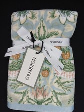 Image of NEW WILLIAM MORRIS "STRAWBERRY THIEF" 100% COTTON VELOUR HAND TOWEL