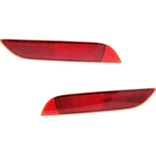 Bumper Reflector For 2017-2018 Toyota Corolla iM Set of 2 Rear Left and Right