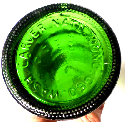 vintage ACL Soda POP Bottle: 16 OZ ''DIMPLED'' SPRITE - G.W. CARVER NAT. MONUMENT