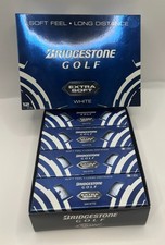 Bridgestone Golf Extra Soft White Golf Balls 12 Pack Long Distance Soft Feel New